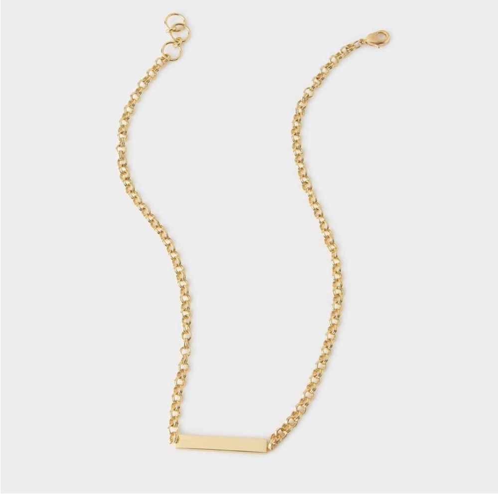 Gorjana Lou Tag Necklace - Picture 5 of 9